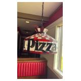 Pizza Hut hanging light fixture 17 1/2” diameter
