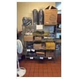 (2)NSF Wire Racks: 4-tier 75" H; 5-tier 62" H