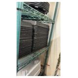 Pizza pans, pizza separators and dough troughs