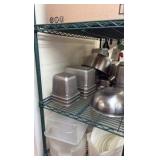 All Food Prep Containers on shelf unit