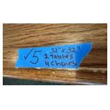 2 Table & 4 Chairs