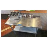 48" Stainless Steel Work Table with Shelf
