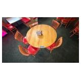 48" Round Table and 5 Chairs