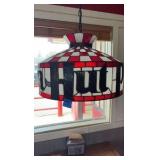 Pizza Hut hanging light fixture 17 1/2” diameter