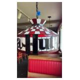 Pizza Hut hanging light fixture 17 1/2” diameter