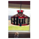 Pizza Hut hanging light fixture 17 1/2” diameter