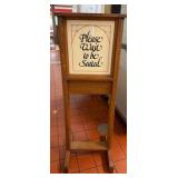Vintage Collectible Wood Pizza Hut Lobby sign