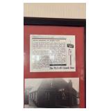 Pizza Hut Framed Historical Collage 32” x 32”