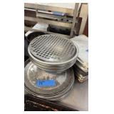 Pizza pans, steam table pans, stainless bowls