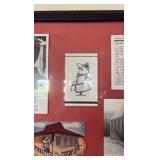 Pizza Hut Framed Historical Collage 32” x 32”
