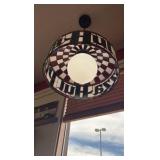 Pizza Hut hanging light fixture 17 1/2” diameter