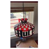 Pizza Hut hanging light fixture 17 1/2” diameter