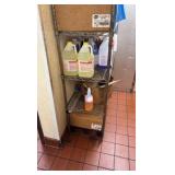 (2)NSF Wire Racks: 4-tier 75" H; 5-tier 62" H
