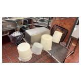 Food Prep Pans, sheets, & cutting boards on rack