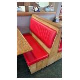 2 Tables 4 Chairs & 1 Double-back Booth Seat