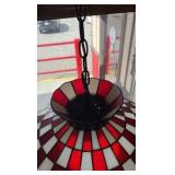 Pizza Hut hanging light fixture 17 1/2” diameter