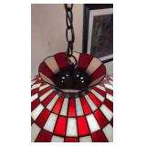 Pizza Hut hanging light fixture 17 1/2” diameter