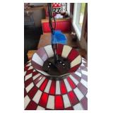 Pizza Hut hanging light fixture 17 1/2” diameter