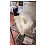 All Food Prep Containers on shelf unit