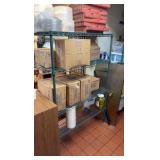 4-tier Green Wire Rack 42 x 62H