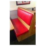 (2)Double-back booth seats (1)Single (3)tables (2)chairs