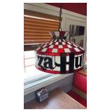 Pizza Hut hanging light fixture 17 1/2” diameter