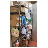(2)NSF Wire Racks: 4-tier 75" H; 5-tier 62" H