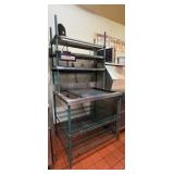 Metro NSF prep station with stainless shelves
