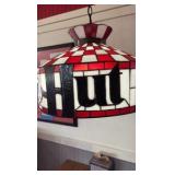 Pizza Hut hanging light fixture 17 1/2” diameter