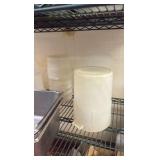 All Food Prep Containers on shelf unit