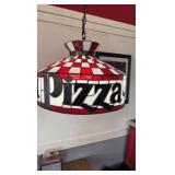 Pizza Hut hanging light fixture 17 1/2” diameter