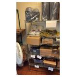 (2)NSF Wire Racks: 4-tier 75" H; 5-tier 62" H