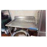 Left & right-side SS tables (Excludes dishwasher)