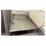 Left & right-side SS tables (Excludes dishwasher)