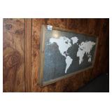 Framed World Map