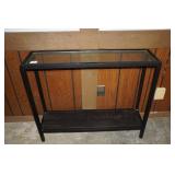 Glass Top Sofa Table