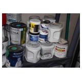 Shelves and Contents - Paint, Cleaners