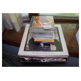 Assorted CDs and Vinyl Records