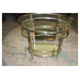 Hammary Galerie Collection Oval Coffee and Side Table Set