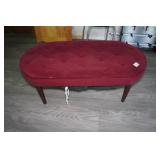 Velvet Upholstery Bench Stool