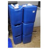 *6* 5-Gallon Water Storage Jugs