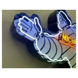 Michelin Man, NIB - neon and digital graphics