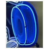 Michelin Man, NIB - neon and digital graphics