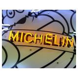 Michelin Man, NIB - neon and digital graphics