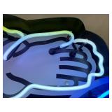 Michelin Man, NIB - neon and digital graphics