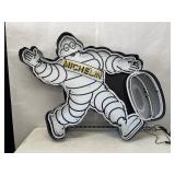 Michelin Man, NIB - neon and digital graphics