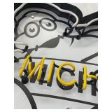 Michelin Man, NIB - neon and digital graphics