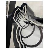 Michelin Man, NIB - neon and digital graphics