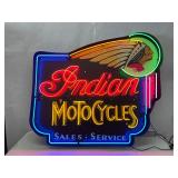 Indian Motorcycles, NIB, neon sign