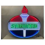 Standard Oil and Gasoline, NIB neon sign
